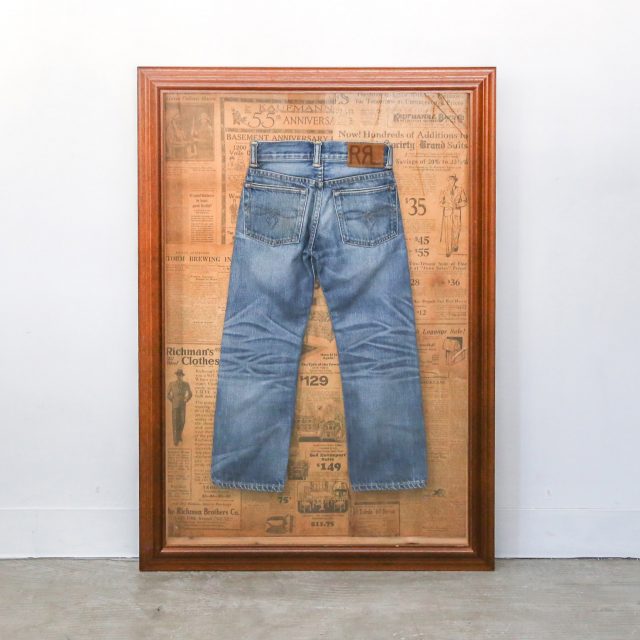 Denim jeans frame